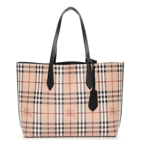 burberry reversible lightweight tote bag|Burberry medium canvas check tote.